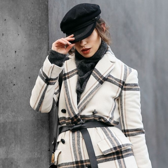 DeLux | Wool-blend Newsboy Cap - Picture 10 of 12